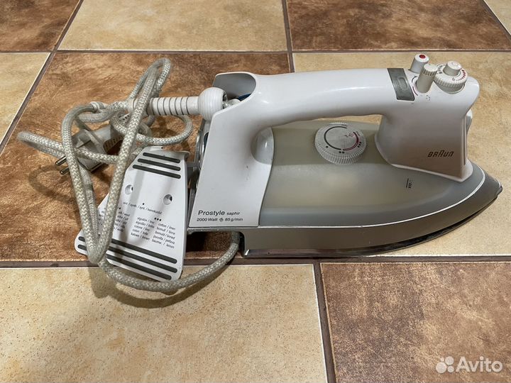 Утюг braun SL 8580 на запчасти