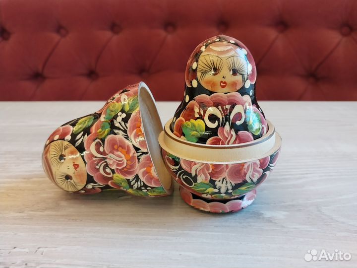 Матрешка 90-е деревянная классическая
