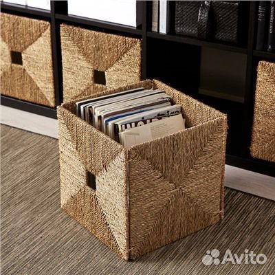 IKEA Knipsa Корзина, водоросли 32x33x32 см