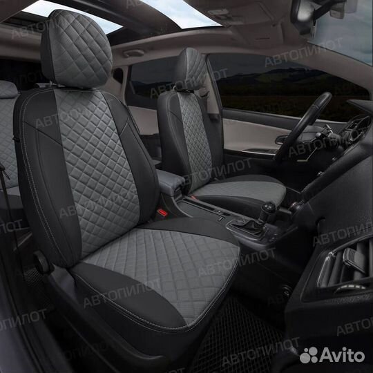 Авточехлы. Оригинальные чехлы Автопилот из экокожи