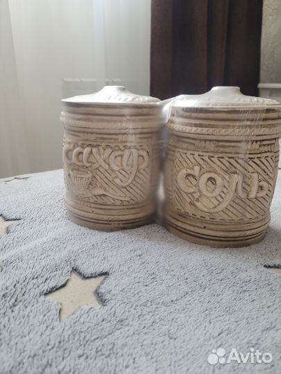 Набор сахарница и солонка