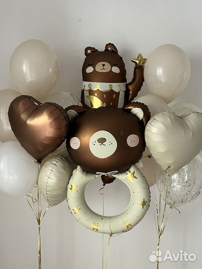 Шары с гелием, оформление шарами, фигуры из шаров