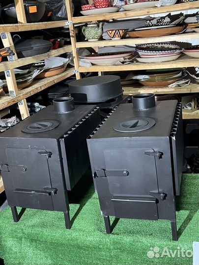 Печка буржуйка на дровах