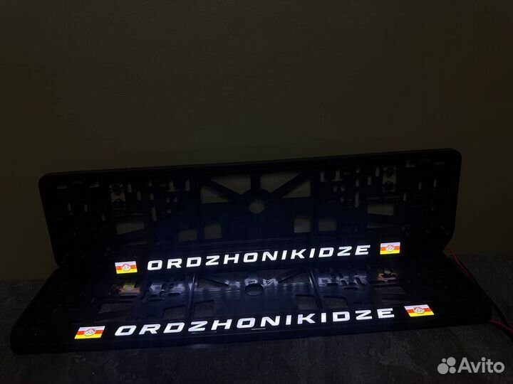 Рамка номерного знака led подсветка