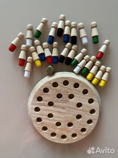 Детская игра монтессори для развития памяти