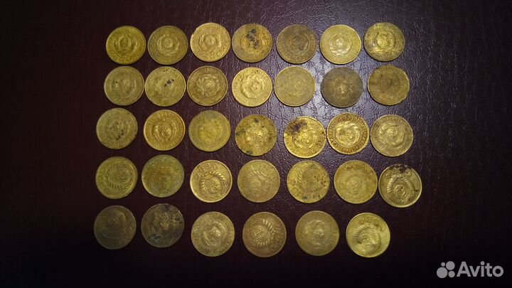 Набор монет 1 копейка 1926 - 1957 г