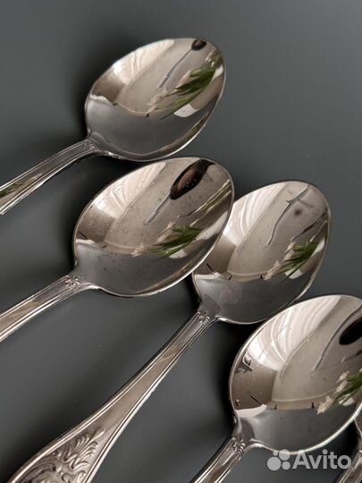 Комплект вилок и ложек франция винтаж серебрение