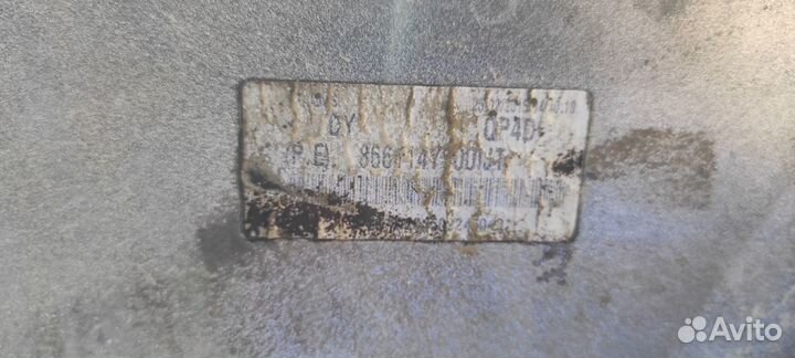 Задний бампер Kia Rio 3 седан