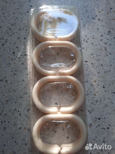 Новые колечки 12 шт для шторки в душе