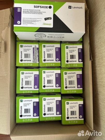 Оригинальные картриджи xerox, lexmark