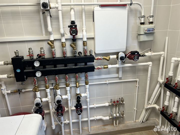 Монтаж систем отопления,водоснабжения, котельного