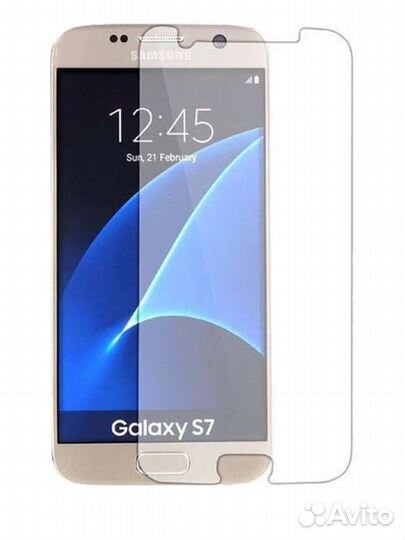 Защитное стекло samsung s7