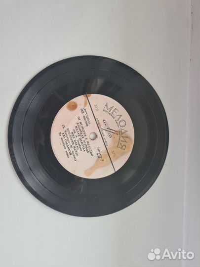 Пластинка Апрелевский завод японская эстрада СССР