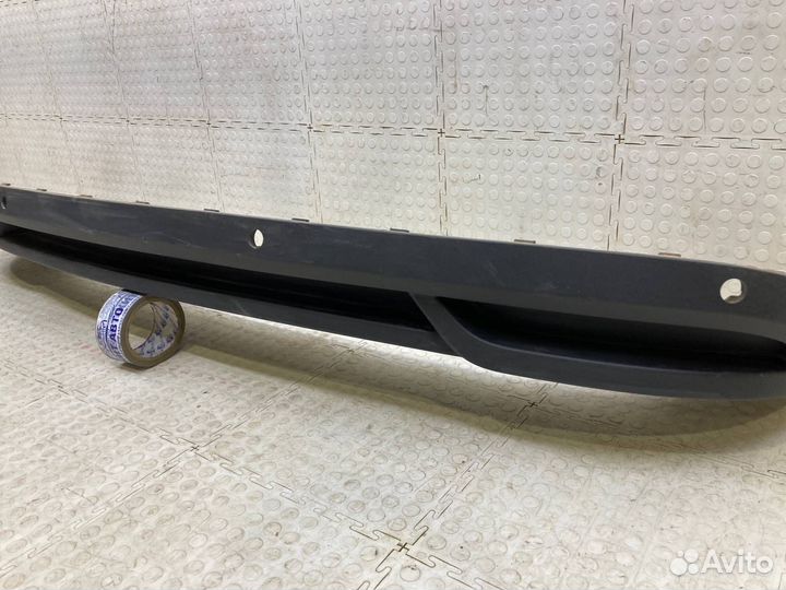 Юбка бампера задняя Skoda Rapid 2019