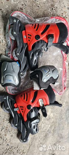 Роликовые коньки детские раздвижные