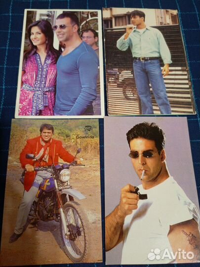 Открытки с индийскими актерами