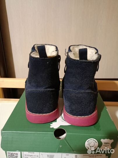 Зимние сапожки для девочки 22