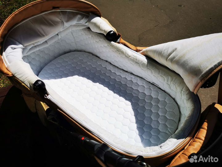 Коляска 2 в 1 adamex luciano экокожа