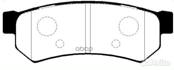 Колодки тормозные chevrolet lacetti 07/daewoo