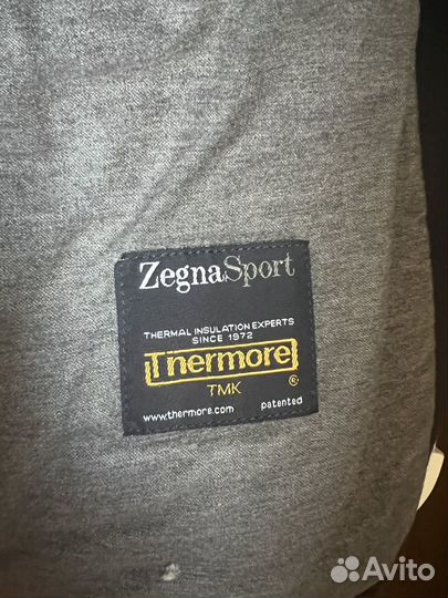 Пальто zegna sport