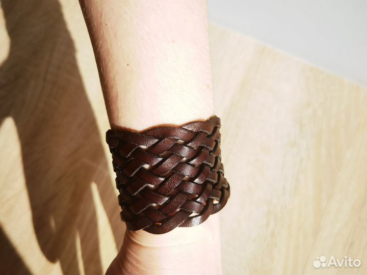Кожаный браслет Uno de 50 оригинал 14 см