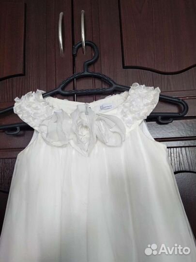 Платье белое для девочки