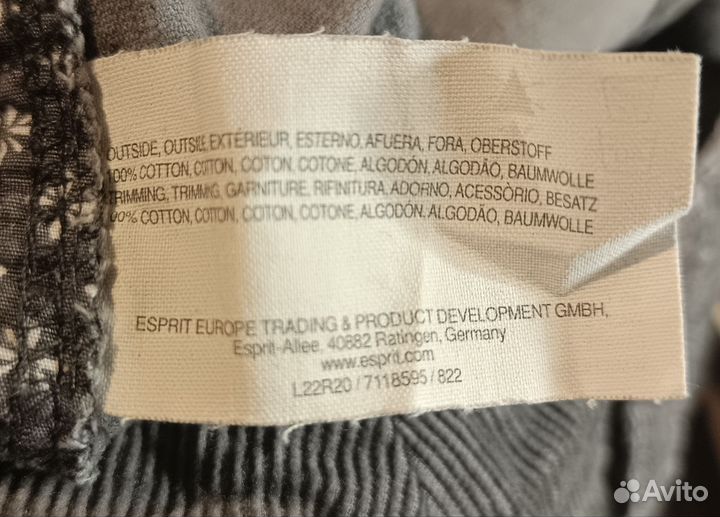 Вельветовая юбка Esprit, y2k