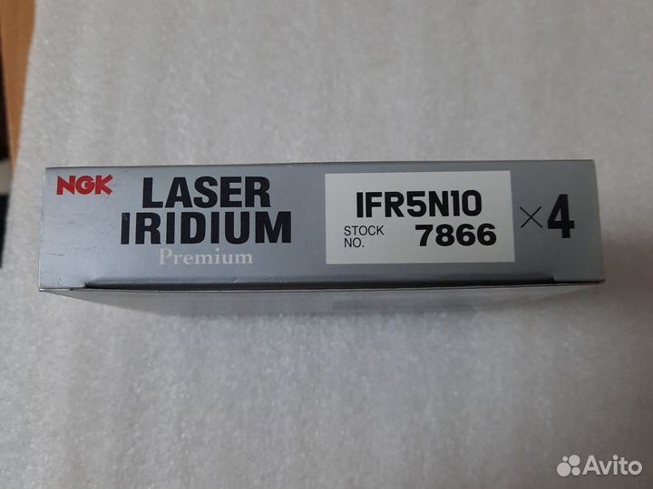 Оригинальные свечи зажигания NGK 7866 IFR5N10