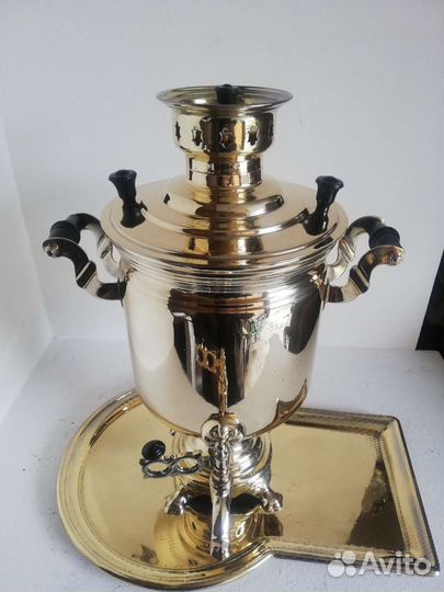 Самовар 5л жёлтый зшв