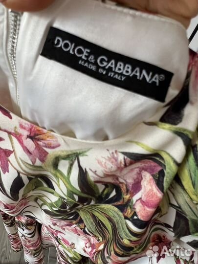 Dolce gabbana платье вискоза шелк