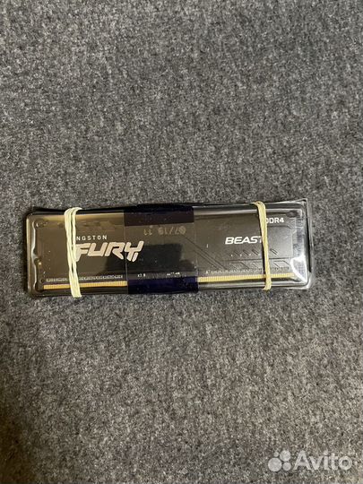 Оперативная память Kingston Fury Beast Black 16 гб