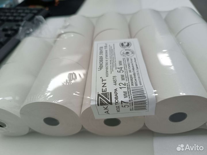 Чековая лента 57х12х54