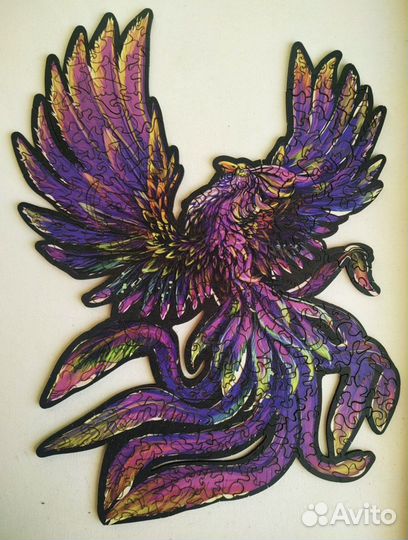 Деревянные пазлы новые