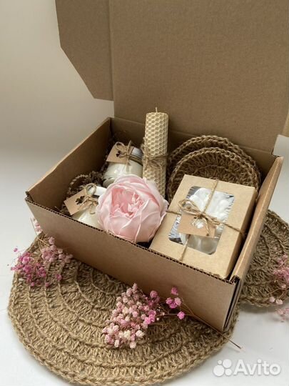 Подарочный набор для женщин/ мыло ручной работы