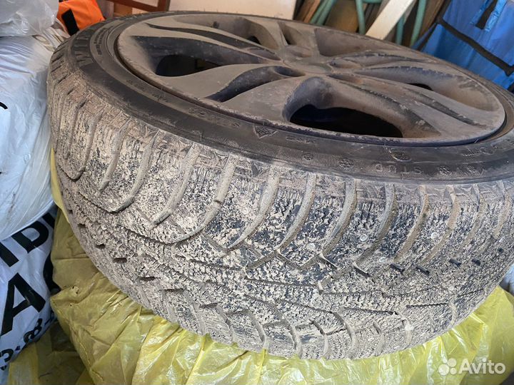 Диски r18 от honda accord 8 резина зимняя