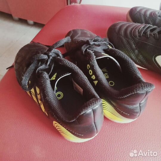 Футбольные бутсы adidas copa кожаные7