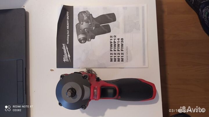 Гайковерт 339 Нм Milwaukee m12 2554-20 FIW38-0