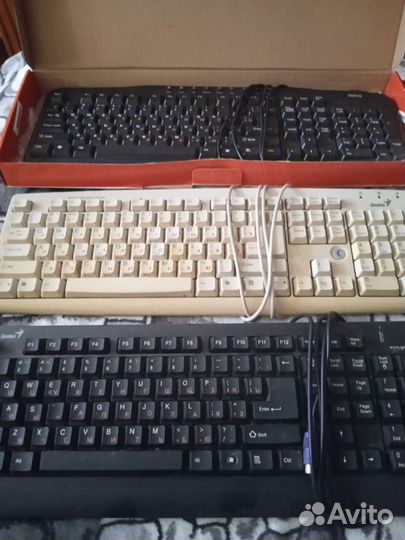 Коробки для клавиатур + клавиатуры для компа