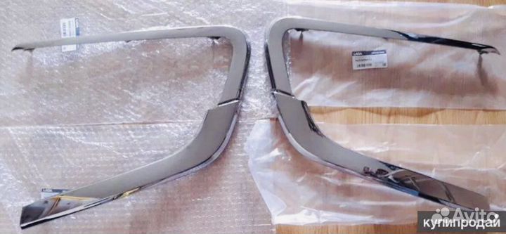 LADA Vesta Хром Молдинг на бампер