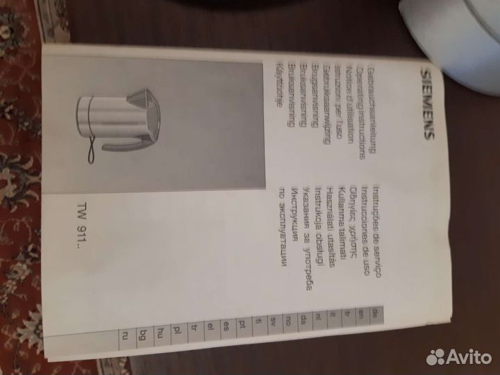 Чайник электрический siemens