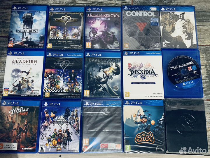 Игры диски для PS4