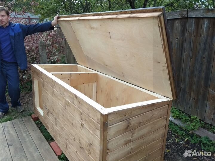 Утепленная будка для собаки 