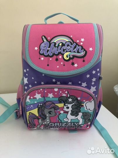 Рюкзак школьный для девочки grizzly