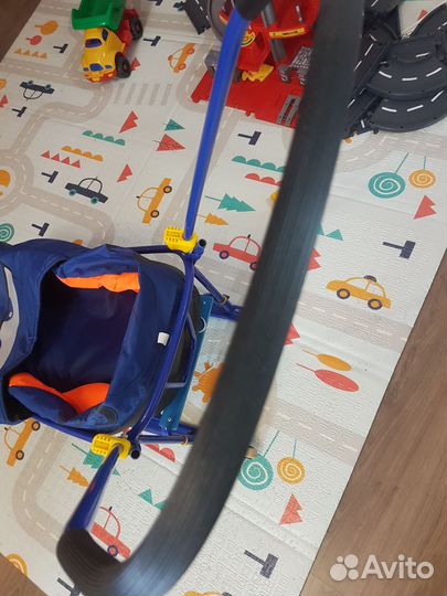 Коляска санки на колесах