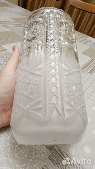 Ваза хрустальная СССР олимпиада