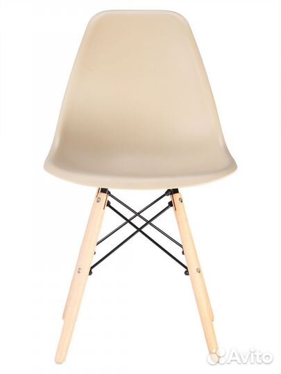 Стул в стиле eames DSW, бежевый