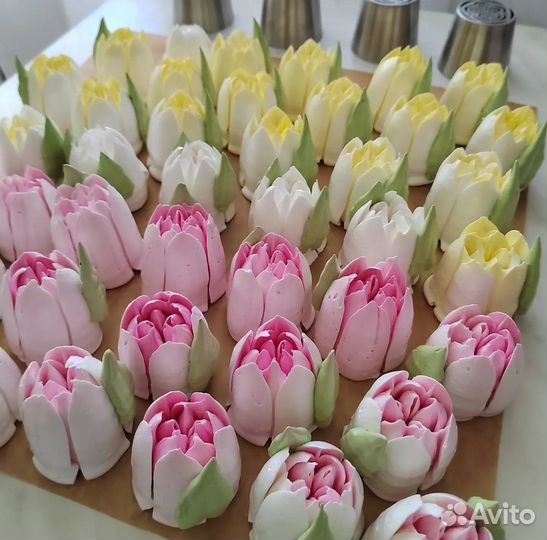 Зефирые тюльпаны