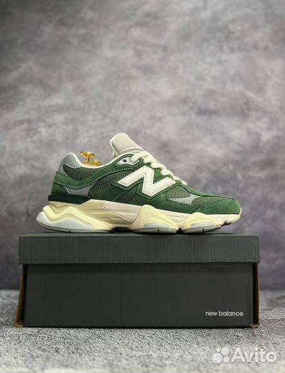 Кроссовки New balance 9060 green LUX качество