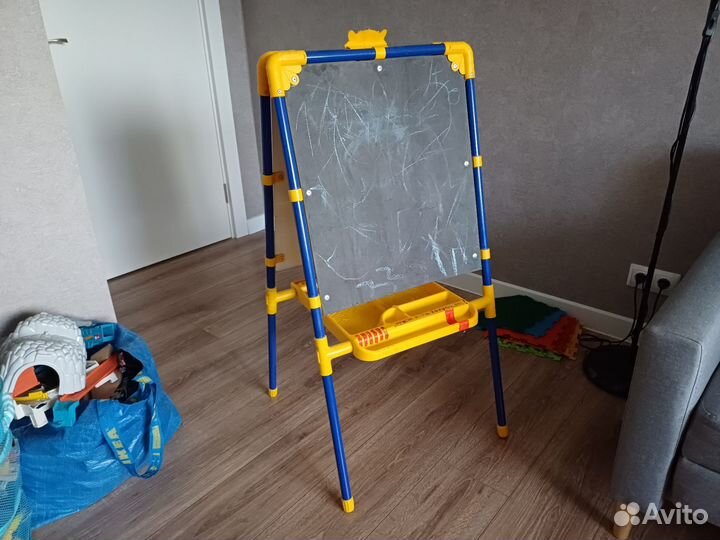 Доска мольберт меловая и магнитная