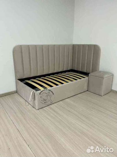 Детская кровать с мягким бортиком